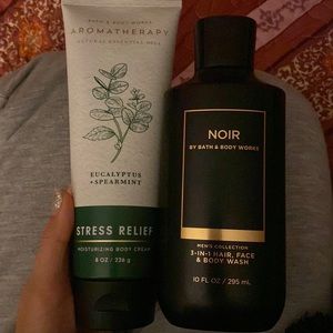Noir Body Wash and Stress Relief Lotion
